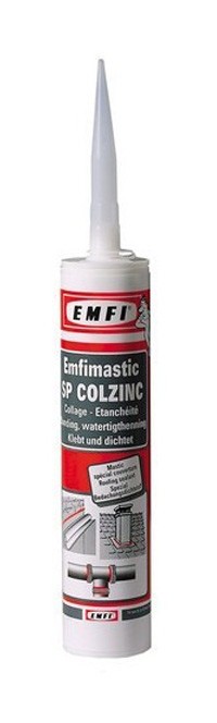 Emfi - Mastic Gris sp colzinc Polymère - Cartouche de 290 ml - 75029AE013 - Gris