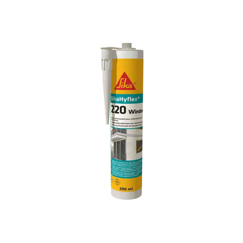 Mastic haute performance Hyflex 220 Window - Blanc - 290ml - Blanc - Sika