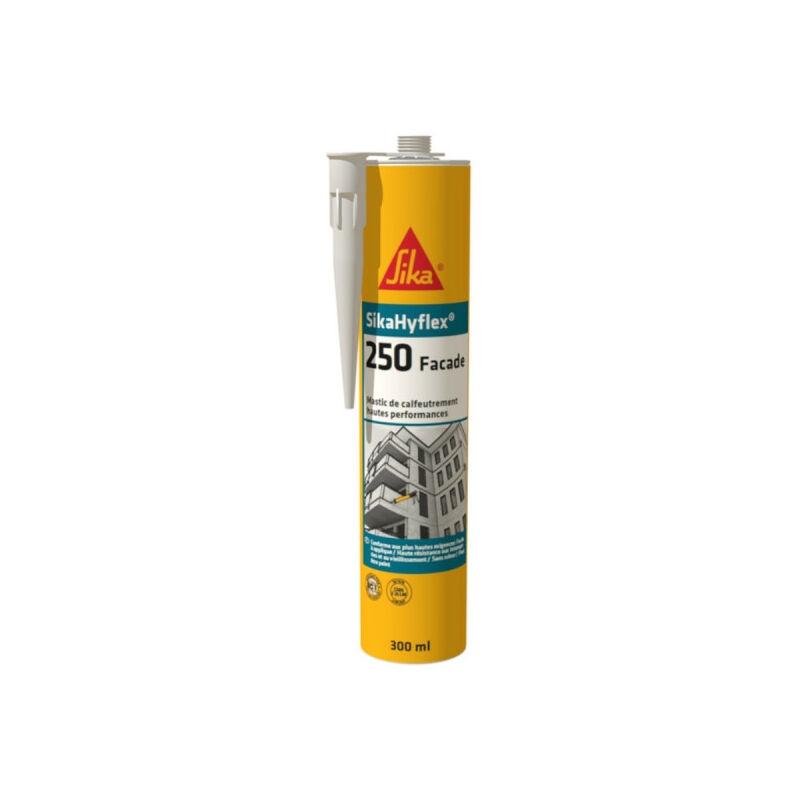 Mastic haute performance Hyflex 250 Façade - Blanc - 300ml - Blanc - Sika
