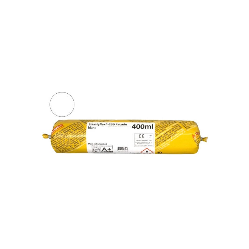 Mastic haute performance Hyflex 250 Façade - Blanc - 400ml - Blanc - Sika