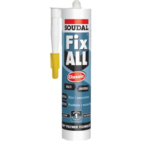 Mastic hybride flexible FIX ALL BLANC 290 ml - SIL FIX 290B