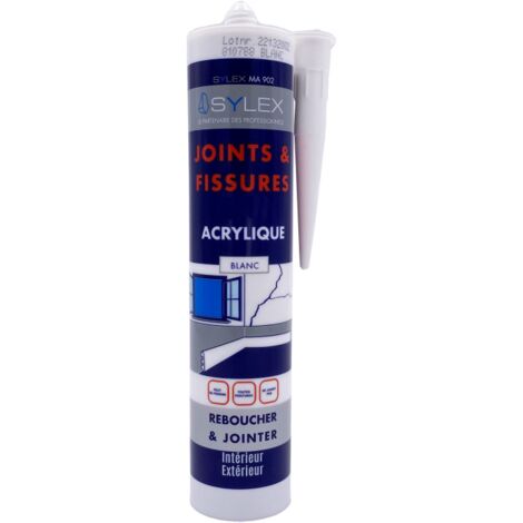 Mastic Joints et Fissures 280ml SYLEX MA 902 Couleur: BLANC