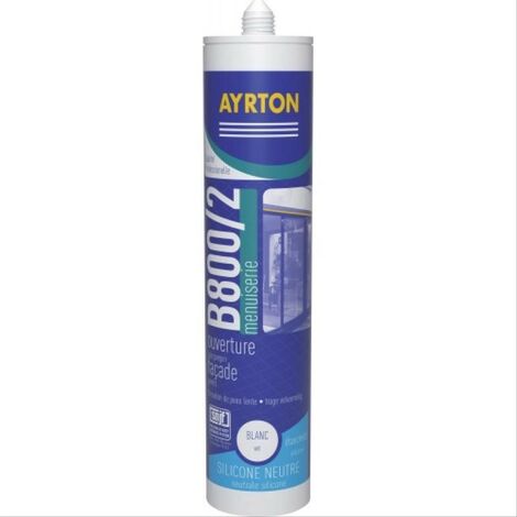 Mastic menuiserie silicone B 800 bronze - 24 cartouches de 300ml
