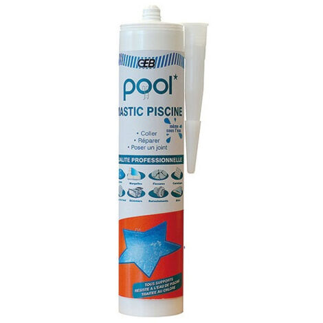 Mastic para piscina Carro 290 ml Blc - Geb Pool