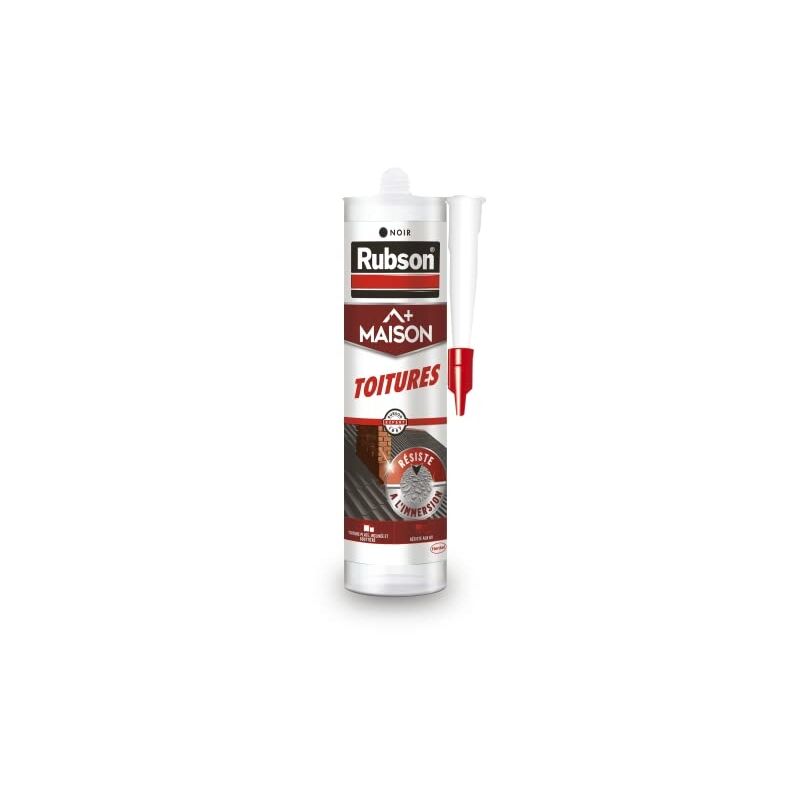 Rubson - mastic toitures noir 280 ml 1681783