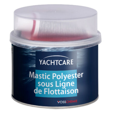 Mastic polyester Yachtcare spécial sous ligne de flottaison 1kg avec durcisseur