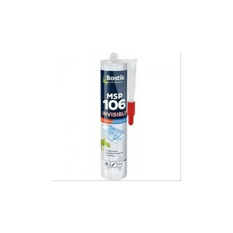 Mastic polymère MSP 106 Bostik transparent - 12 cartouches de 290ml