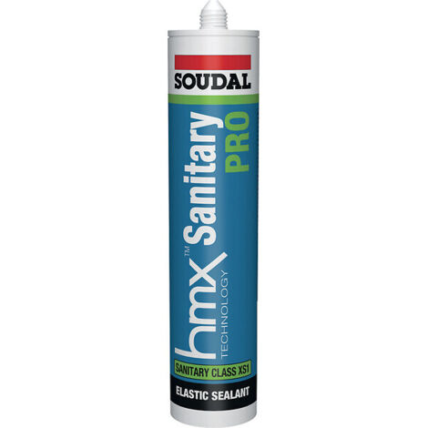 Mastic polymère sanitaire neutre HMX sans odeur coloris blanc cartouche 300ml - SOUDAL FRANCE