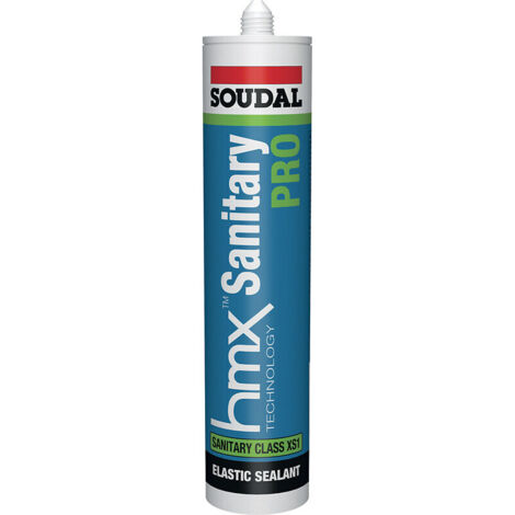 Mastic polymère sanitaire neutre HMX sans odeur coloris gris cartouche 300ml - SOUDAL FRANCE