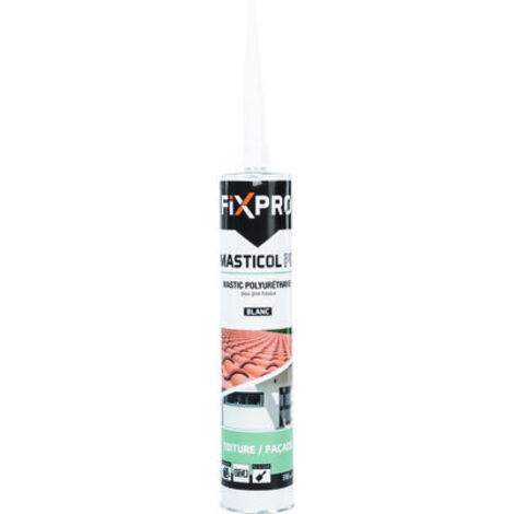 Mastic polyuréthane - FIXPRO - Masticol PU - Blanc - Vendu à l'unité