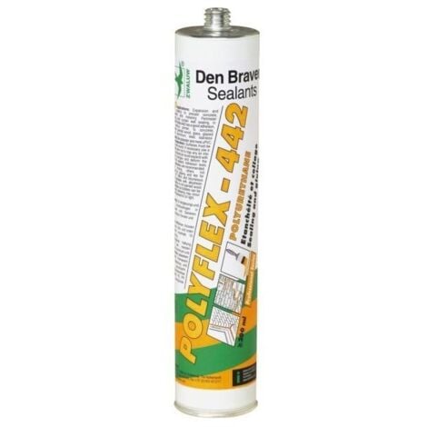 DEN BRAVEN Mastic Polyurethane Polyflex 442 Blanc - Cartouche De 300 Ml