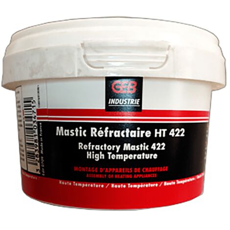 Mastic réfractaire haute température 600g pour béton armé – Résistant aux chocs thermiques – 70725