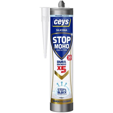 Mastic Sanitaire Anti-moisissure Ceys Anti-moisissure, Blanc Mat, Haute Adhérence - Ceys