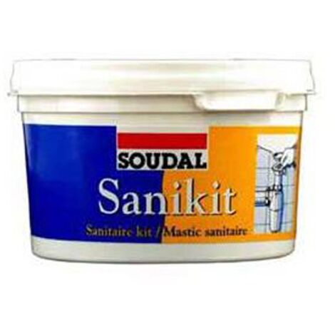 Mastic sanitaire Soudal 'Sanikit' 400 gr