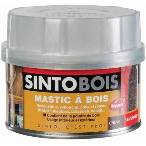Mastic sans styrène SINTOBOIS chêne 1000ml - SINTO - 23702