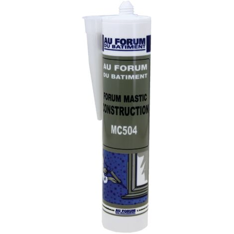 MASTIC SILICONE CONSTRUCTION MC504 BLANC - CONSTRUCTION-BL FORUM