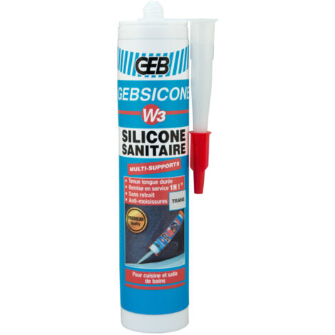 Mastic silicone Gebsicone W3 TRASPARENTE