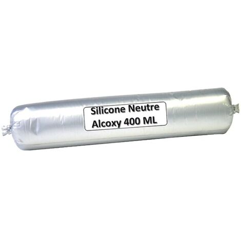 Mastic silicone neutre alcoxy SILIRUB AL - 400 ml - blanc - SOUDAL