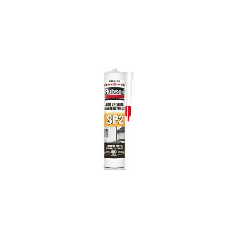 Rubson - Mastic silicone SP2 joint universel snjf 300 ml - Couleur: Blanc