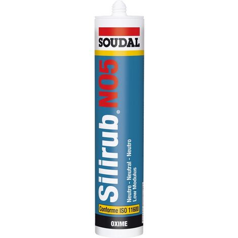 MASTIC SILICONE SOUDAL SILIRUB NEO5 - SNJF 300ML GRIS ANTHRACITE RAL7016 126517