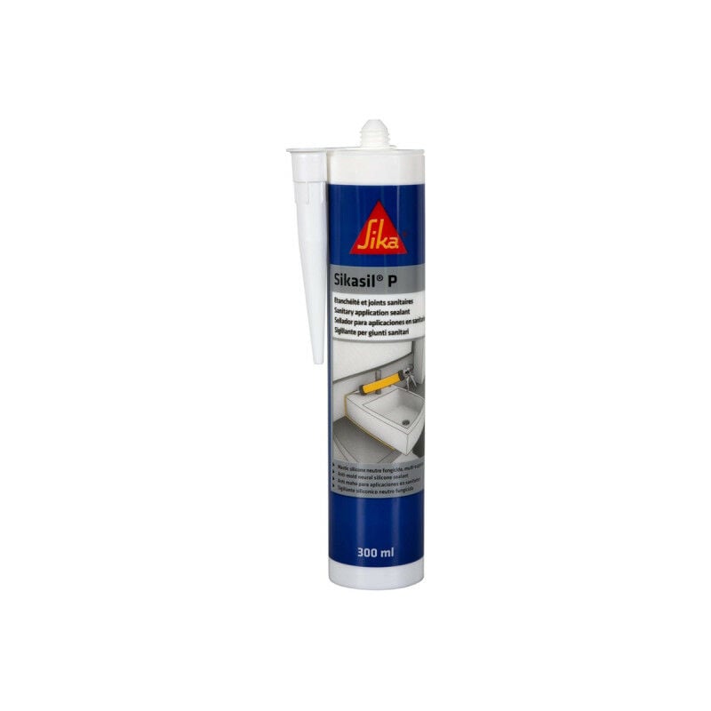 Mastic silicone universel Sika Sika sil-P Marine - Blanc - 300ml - Blanc