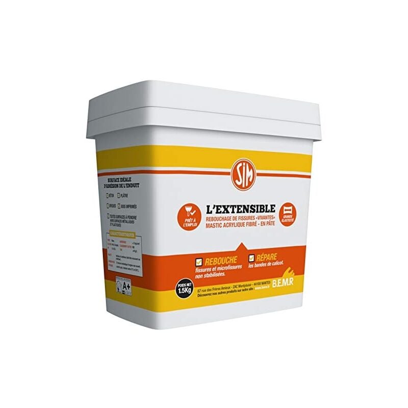 Maxi Mastic Acrylique Fibré 1kg - sim