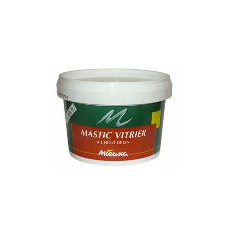 Mastic Vitrier Acajou Pot 1kg - MIEUXA
