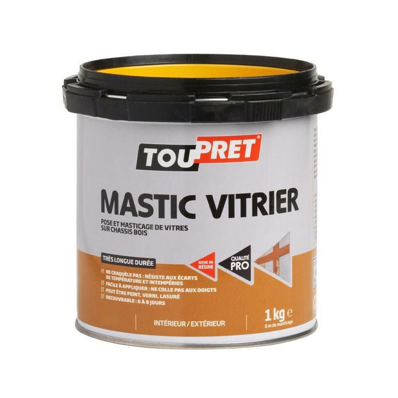 Toupret - Mastic Vitrier1kgblanc