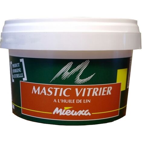 MASTIC VITRIER INCOL. POT 500G MIEUXA 1022035