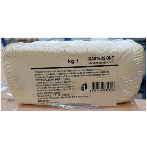 MASTICE P/VETRI BIANCO DA 1 KG