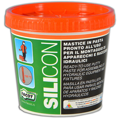 MASTICE SIGILLANTE SILICON- 460 g- FACOT- pezzi 1