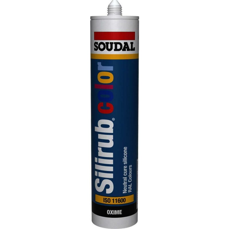 Soudal - silirub color silicone ral 7032 gris galet (310 ml) - 110727