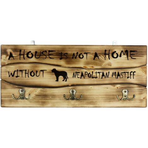 Mastino Napoletano, Mastino Napoletano, Mastino Napoletano - gruccia con cane, espositore per medaglie, decorazione per la casa di Art-Dog