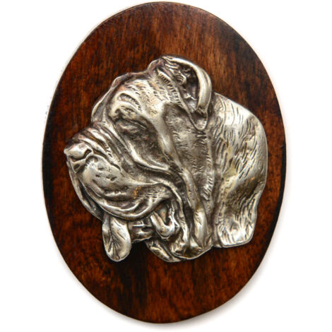 Mastino Napoletano, Mastino Napoletano, Mastino Napoletano - spilla per esposizione canina, fermaglio per numero di partenza, distintivo per cani di Art-Dog