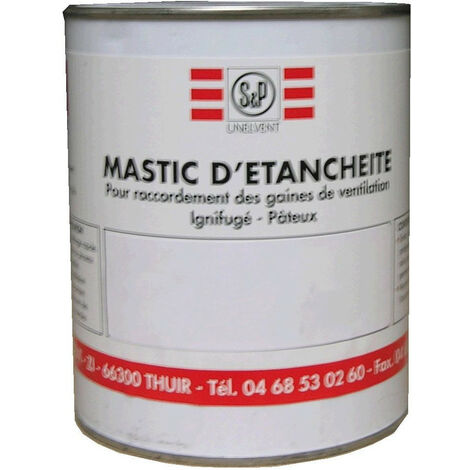Mastique Acrylique 6 KG -  UNELVENT - 863181  Mastique Acrylique 6 KG