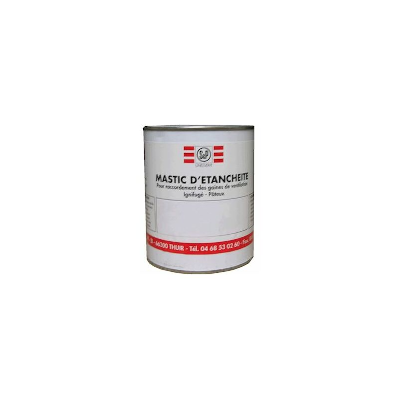 Unelvent - mastic acrylique - pot de 1 kg - pour montage intérieur 863180