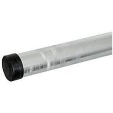 Mât Acier non emboîtable - HD4K - 2m - Diamètre 40mm - Blanc - Épaisseur 1.5mm