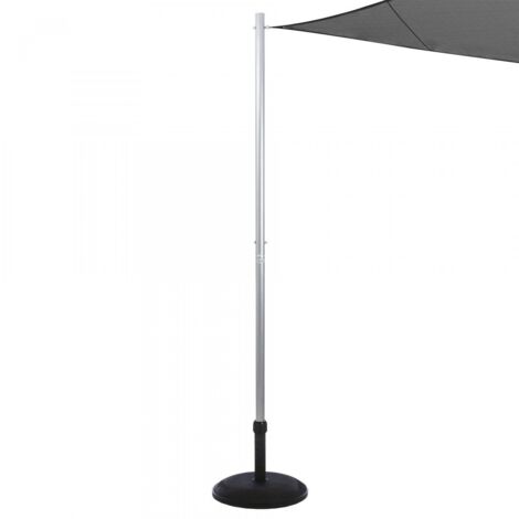 Mat de fixation pour toile solaire - H 255 cm - Livraison gratuite