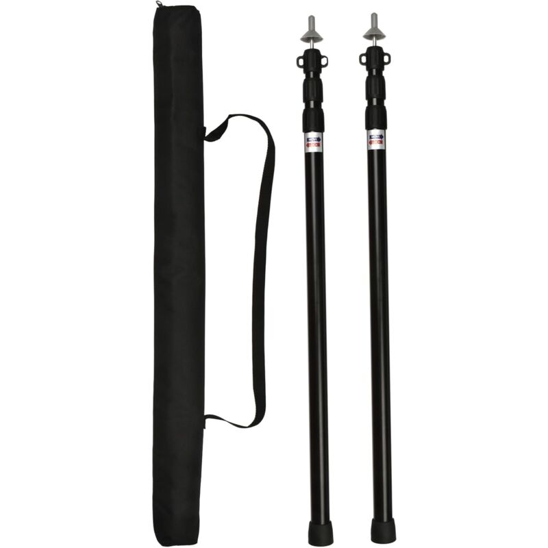 Mât de tente de camping, 230 cm, en alliage d'aluminium épais, tiges de support de tente, abri de plage, auvent, abri de camping, randonnée