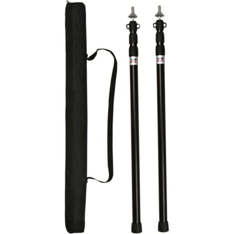 Mât de tente de camping, 230 cm, en alliage d'aluminium épais, tiges de support de tente, abri de plage, auvent, abri de camping, randonnée