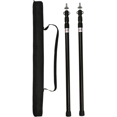 Mât de tente de camping, 230 cm, en alliage d'aluminium épais, tiges de support de tente, abri de plage, auvent, abri de camping, randonnée