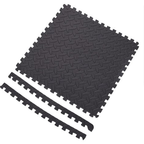 LGVSHOPPING Set de tapis de sol 6 pcs gris XQ Max