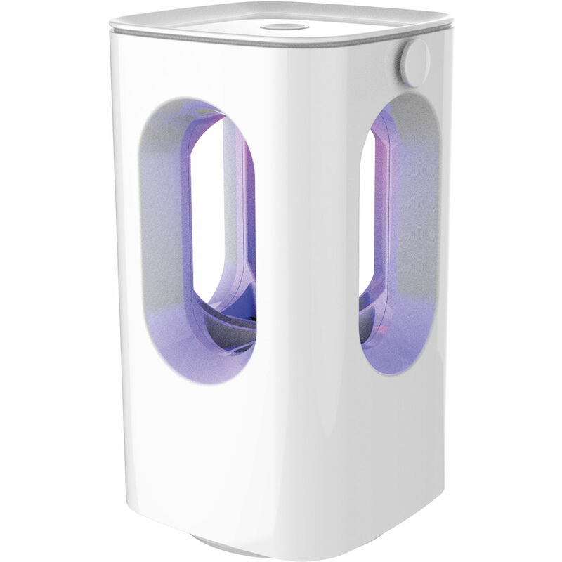 

Mata insectos de sobremesa de 10W con luz ultravioleta y ventilador de absorción para superficies de 50m2