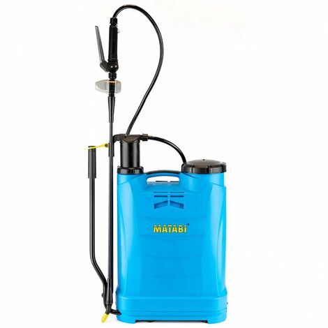 Matabi – Pulvérisateur à pression précise 16L – Régulateur de pression 3 positions – Tuyau 1,3m en PVC – Lance 71cm en fibre de verre