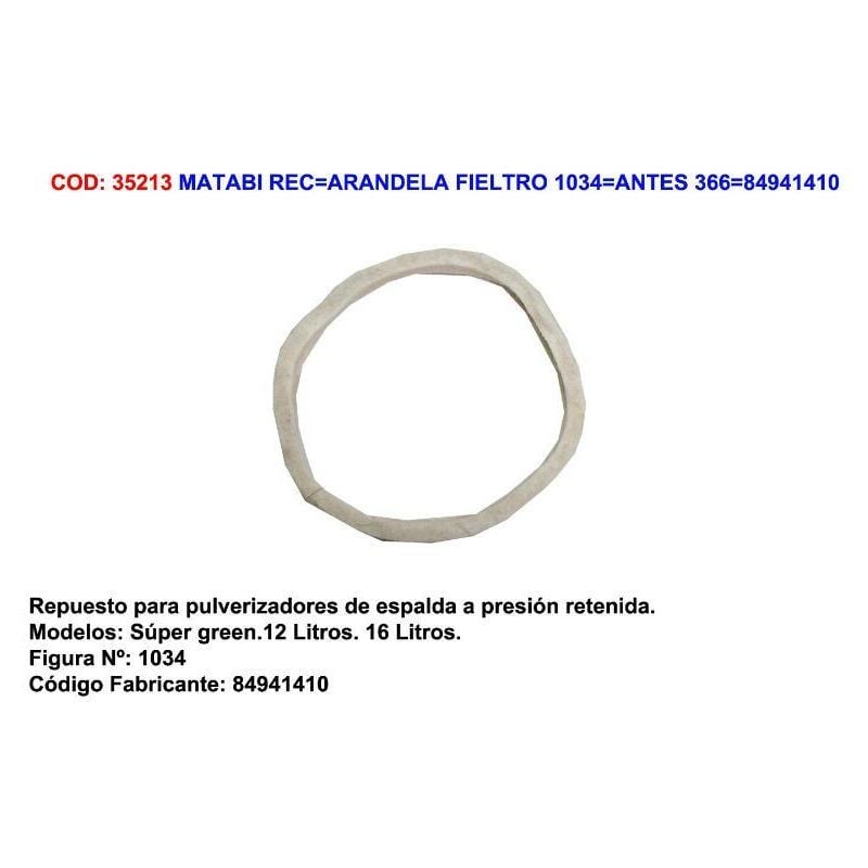 

matabi rec arandela fieltro 1034 antes 366 84941410 - Mibricotienda