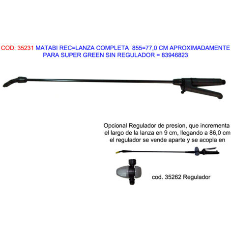 MATABI RECLANZA COMP. 88577.0CM SANS RÉGULATEUR S/VERT 83946823