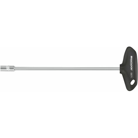 Matador 06710100 - Chiave a bussola esagonale con impugnatura a T, 10 mm, 10 x 230 mm
