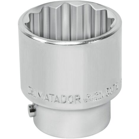 Matador 5075 1550 - Inserto per chiave a bussola, a 12 spigoli 20 (3/4), 55 mm
