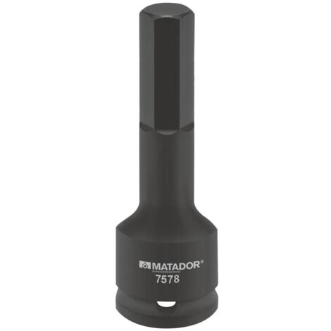Matador Schraubwerkzeuge 75780120 Brugola interna Inserto a bussola per avvitatori ad impulsi 12 mm 3/4 (20 mm)