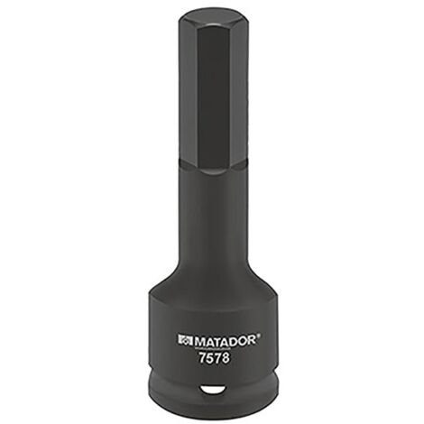 Matador Schraubwerkzeuge 75780120 Innen-Sechskant Schlagschrauber-Steckschlüsseleinsatz 12 mm
